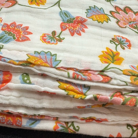 CHICK PEA 🧡 MUSLIN STROLLER BLANKET - Picture 5 of 9